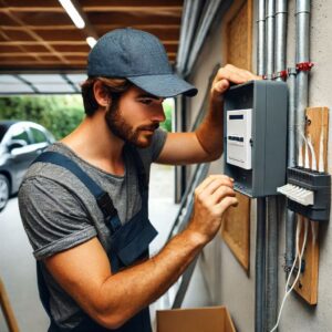 Garage Wallbox Anschlussplan